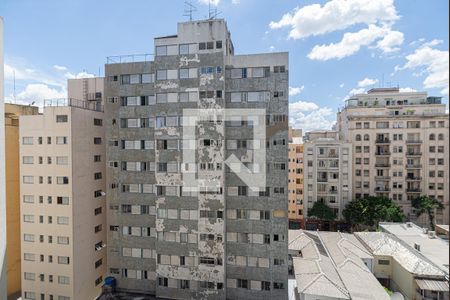 Sala - Vista de apartamento para alugar com 1 quarto, 42m² em Bela Vista, São Paulo