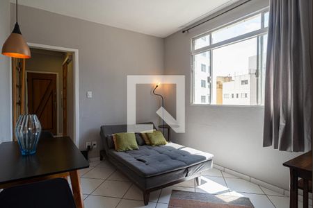 Sala de apartamento para alugar com 1 quarto, 42m² em Bela Vista, São Paulo