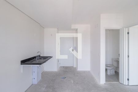 Sala e cozinha de apartamento para alugar com 1 quarto, 38m² em Bela Vista, Osasco