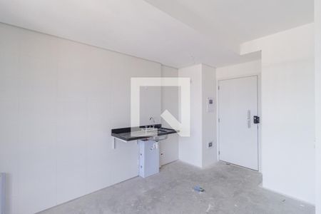 Sala e cozinha de apartamento para alugar com 1 quarto, 38m² em Bela Vista, Osasco