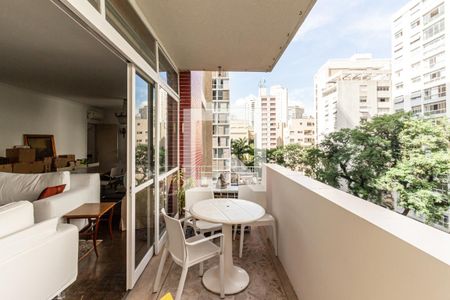 Varanda de apartamento para alugar com 5 quartos, 236m² em Santa Cecilia, São Paulo