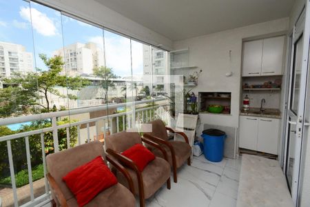 Varanda gourmet de apartamento à venda com 3 quartos, 83m² em Vila Isa, São Paulo