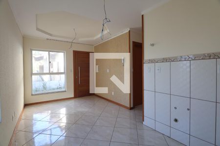 Sala - cozinha  de casa de condomínio à venda com 2 quartos, 59m² em Niterói, Canoas