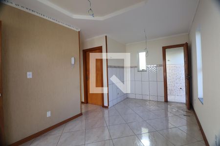 Sala - cozinha  de casa de condomínio à venda com 2 quartos, 59m² em Niterói, Canoas