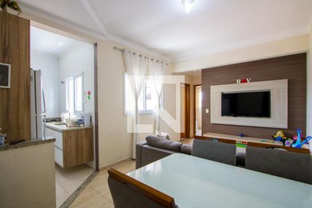 Sala de apartamento à venda com 2 quartos, 98m² em Jardim Las Vegas, Santo André