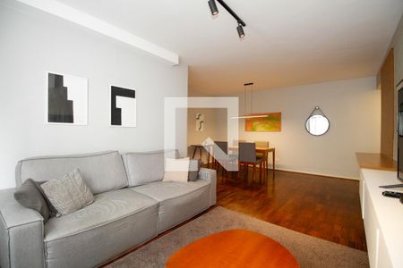 Sala de Estar e Jantar de apartamento para alugar com 2 quartos, 101m² em Jardim Paulista, São Paulo