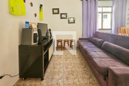 Sala de apartamento para alugar com 1 quarto, 42m² em Jardim Virginia, Guarujá