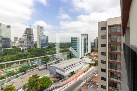 Varanda/Vista de kitnet/studio para alugar com 1 quarto, 24m² em Pinheiros, São Paulo