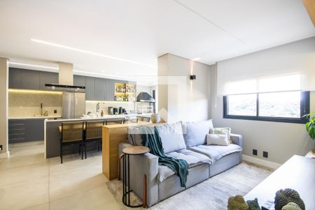 Sala de apartamento à venda com 1 quarto, 62m² em Continental, Osasco