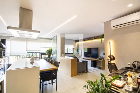 Sala de apartamento à venda com 1 quarto, 62m² em Continental, Osasco