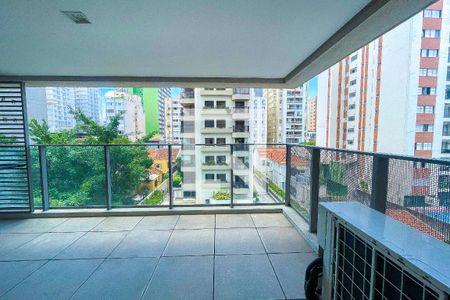 Varanda de apartamento à venda com 1 quarto, 69m² em Pinheiros, São Paulo