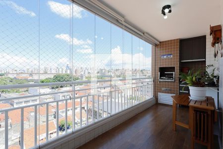 Varanda gourmet de apartamento à venda com 3 quartos, 112m² em Carandiru, São Paulo