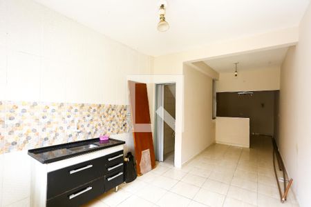 sala /cozinha de casa para alugar com 1 quarto, 38m² em Parque Monte Alegre, Taboão da Serra