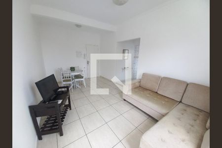 Sala de apartamento para alugar com 1 quarto, 60m² em Itararé, São Vicente