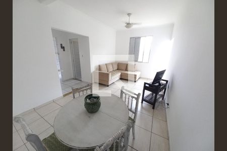 Sala de apartamento para alugar com 1 quarto, 60m² em Itararé, São Vicente