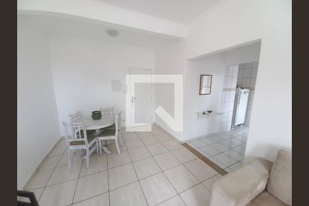 Sala de apartamento para alugar com 1 quarto, 60m² em Itararé, São Vicente