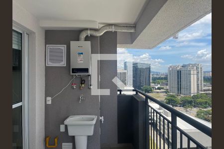 Varanda da Sala de apartamento à venda com 2 quartos, 42m² em Barra Funda, São Paulo