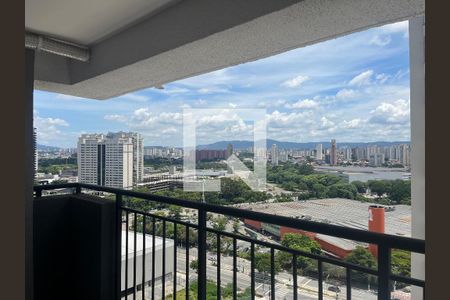 Varanda da Sala de apartamento à venda com 2 quartos, 42m² em Barra Funda, São Paulo