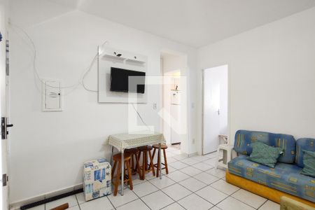 Sala de apartamento para alugar com 1 quarto, 45m² em Cidade Ocian, Praia Grande