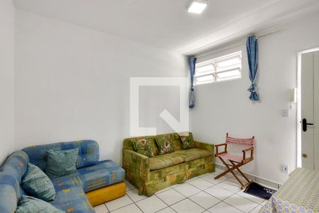 Sala de apartamento para alugar com 1 quarto, 45m² em Cidade Ocian, Praia Grande