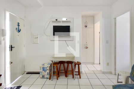 Sala de apartamento para alugar com 1 quarto, 45m² em Cidade Ocian, Praia Grande