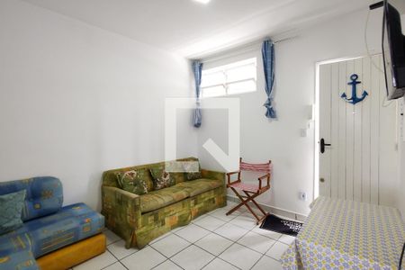 Sala de apartamento para alugar com 1 quarto, 45m² em Cidade Ocian, Praia Grande