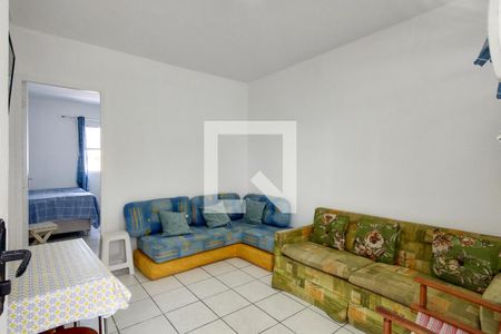 Sala de apartamento para alugar com 1 quarto, 45m² em Cidade Ocian, Praia Grande