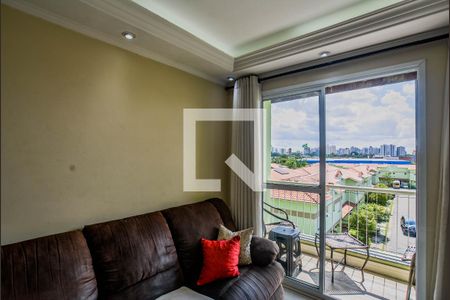 Sala de apartamento à venda com 3 quartos, 67m² em Vila Metalúrgica, Santo André