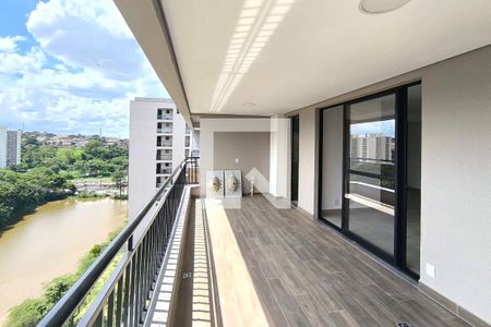 Varanda - Sala de apartamento à venda com 3 quartos, 103m² em Retiro, Jundiaí