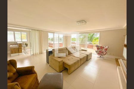 Sala de TV de apartamento para alugar com 5 quartos, 517m² em Jurerê, Florianópolis