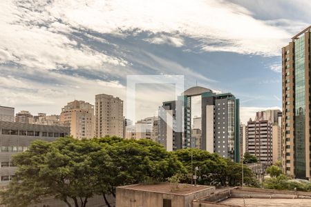 Vista da Sala de apartamento para alugar com 1 quarto, 32m² em Moema, São Paulo