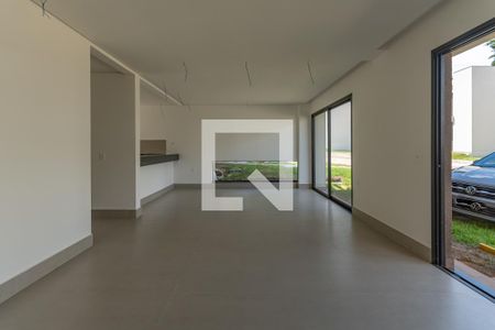 Sala de casa de condomínio à venda com 4 quartos, 470m² em Garças, Belo Horizonte