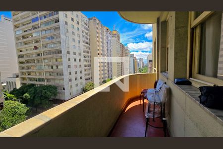 Varanda da Sala de apartamento à venda com 3 quartos, 120m² em Centro, Belo Horizonte