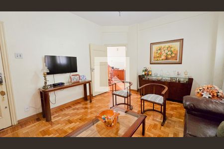 Sala 01 de apartamento à venda com 3 quartos, 120m² em Centro, Belo Horizonte