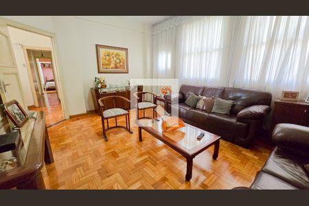 Sala 01 de apartamento à venda com 3 quartos, 120m² em Centro, Belo Horizonte