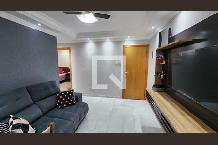 Sala de apartamento para alugar com 1 quarto, 45m² em Marapé, Santos