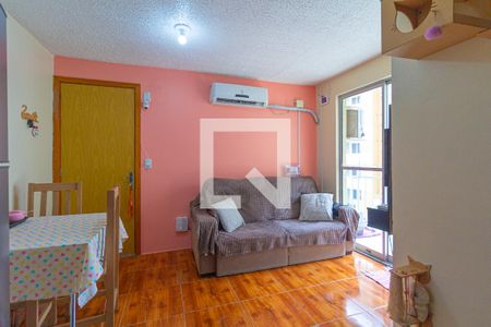 Sala/Cozinha de apartamento à venda com 2 quartos, 38m² em Olaria, Canoas