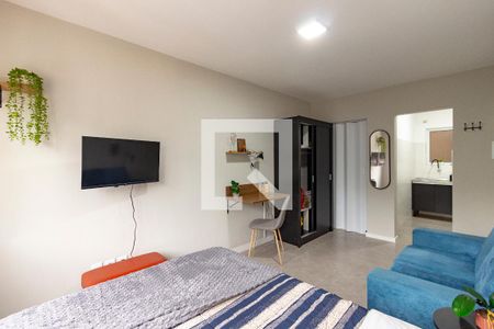 Sala/Quarto de kitnet/studio para alugar com 1 quarto, 26m² em Praia de Belas, Porto Alegre