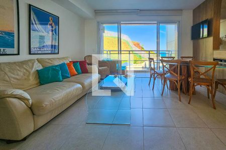 Sala de apartamento para alugar com 2 quartos, 80m² em Parque Enseada, Guarujá