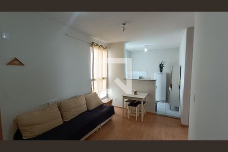 Sala de apartamento para alugar com 2 quartos, 48m² em Jardim Guaruja, Sorocaba