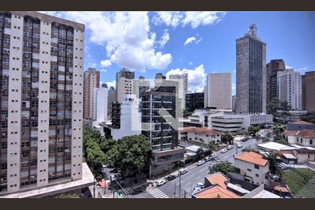 Detalhe Sala de apartamento à venda com 1 quarto, 40m² em Centro, Belo Horizonte