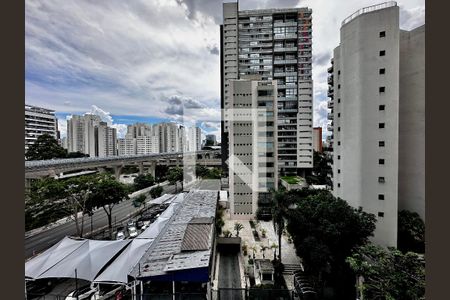 Vista de apartamento para alugar com 1 quarto, 27m² em Campo Belo, São Paulo