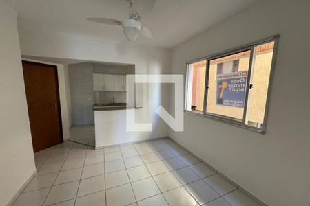 Sala de apartamento para alugar com 1 quarto, 35m² em Jardim Irajá, Ribeirão Preto