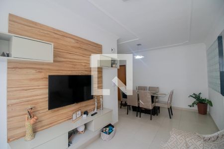 Sala de apartamento à venda com 3 quartos, 80m² em Tropical, Contagem