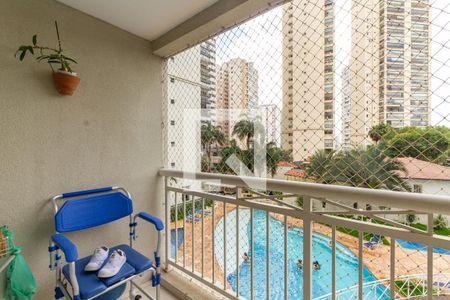 Varanda da Sala de apartamento à venda com 2 quartos, 75m² em Tatuapé, São Paulo