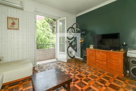 Sala de apartamento à venda com 3 quartos, 113m² em Petrópolis, Porto Alegre