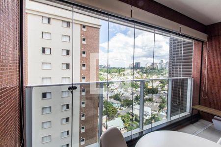 Varanda de apartamento à venda com 1 quarto, 56m² em Alphaville, Barueri