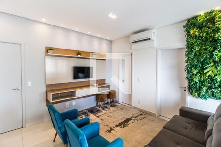 Sala de apartamento à venda com 1 quarto, 56m² em Alphaville, Barueri