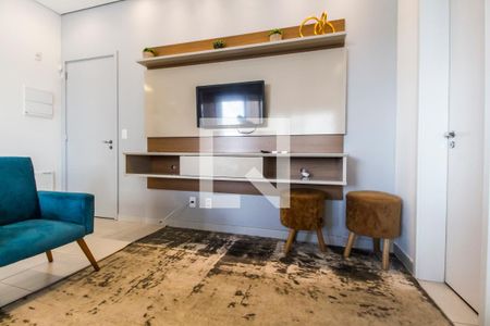 Sala de apartamento à venda com 1 quarto, 56m² em Alphaville, Barueri