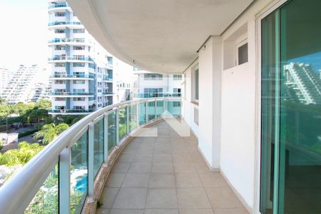 Varanda de apartamento para alugar com 3 quartos, 107m² em Barra da Tijuca, Rio de Janeiro